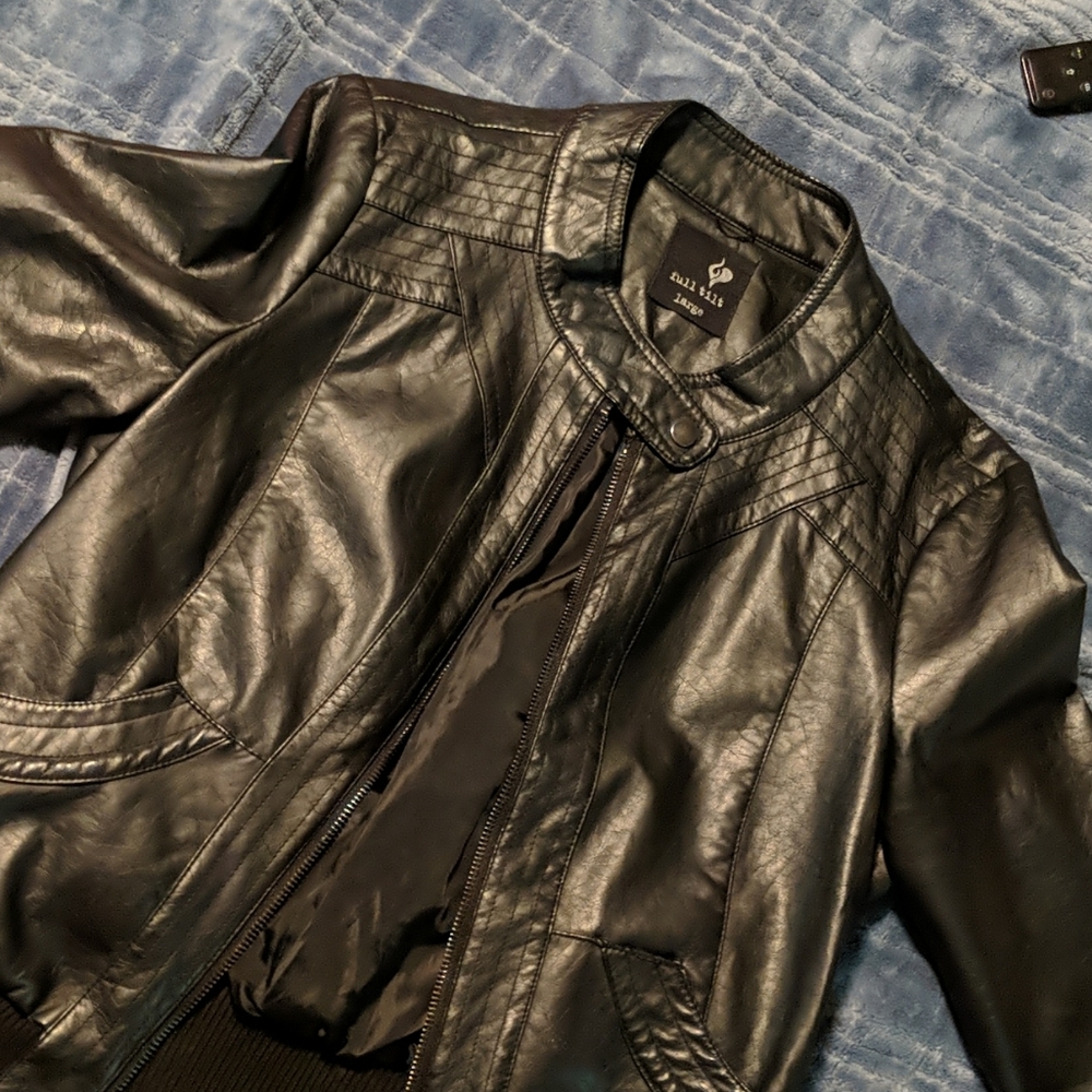 Full filt leather jacket
